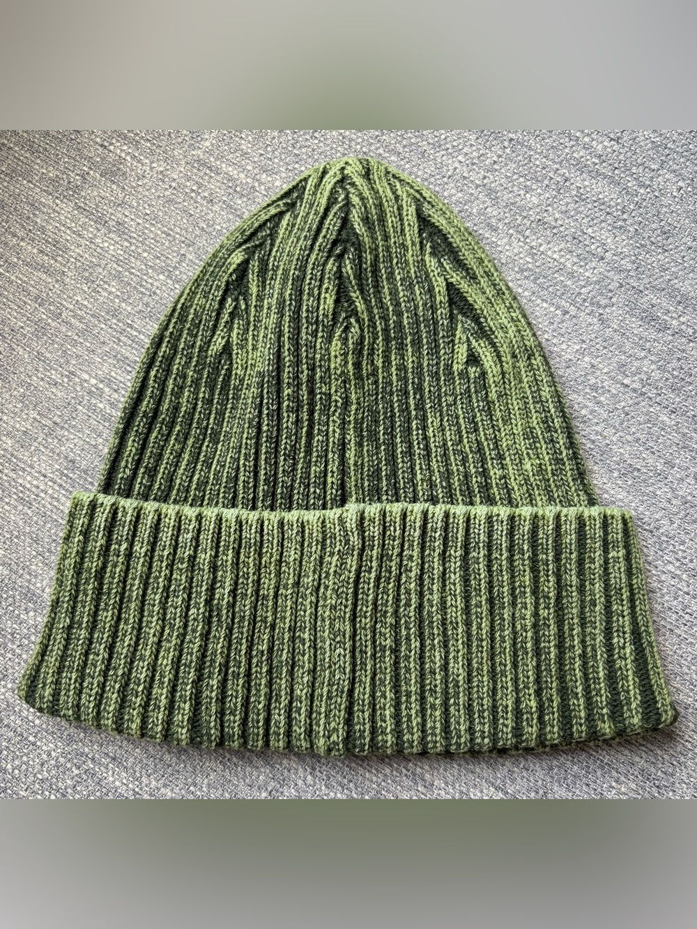 SUPREME bleached rib beanie in olive - Picture 2 of 4
